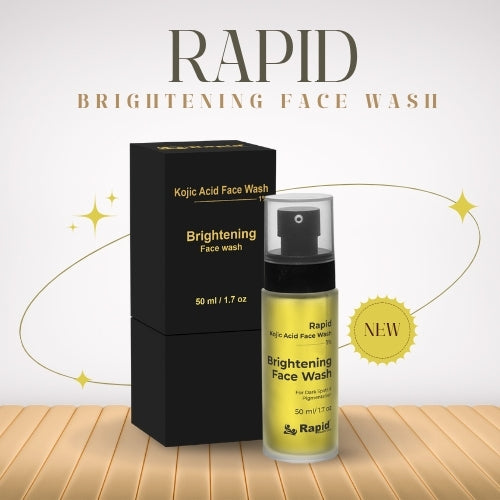 Rapid Kojic Acid Brightening face wash 50ML