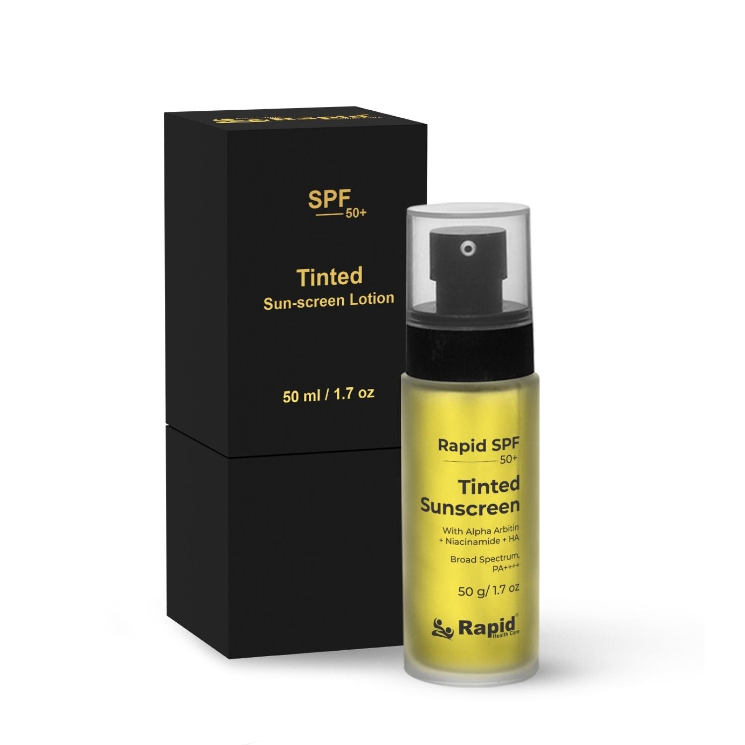 Rapid SPF 50+ Tinted Sunscreen Lotion 50G