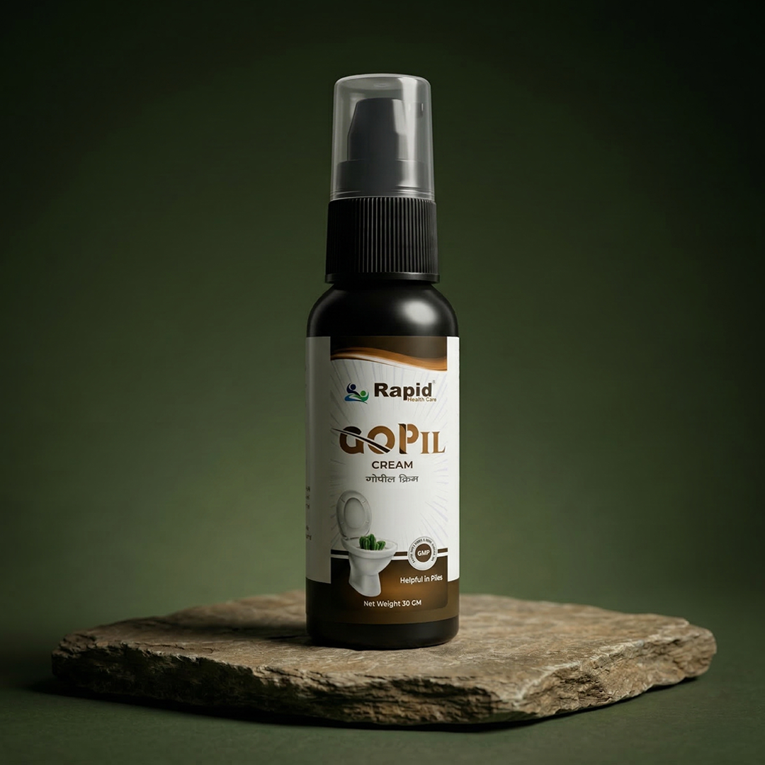 GOPIL Ayurvedic Piles Relief Cream – Fast Relief from Pain, Itching & Swelling