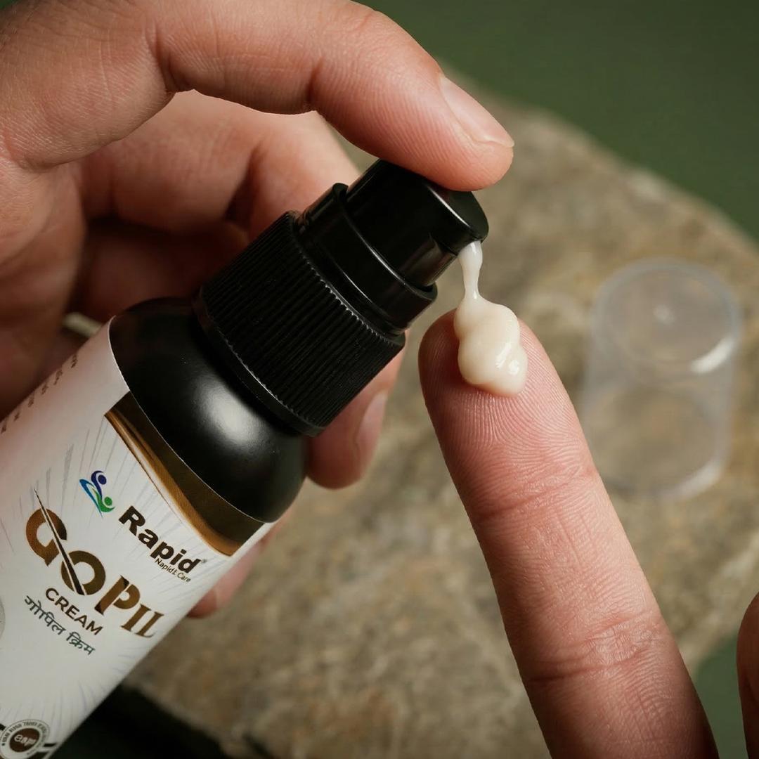 GOPIL Ayurvedic Piles Relief Cream – Fast Relief from Pain, Itching & Swelling