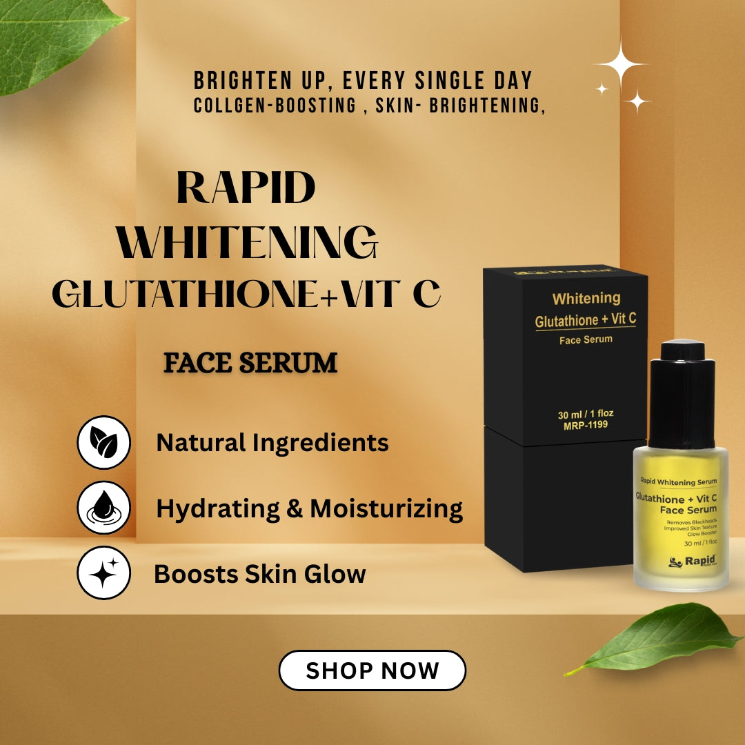 Rapid whitening serum Glutathione + Vit C Face Serum 30ML