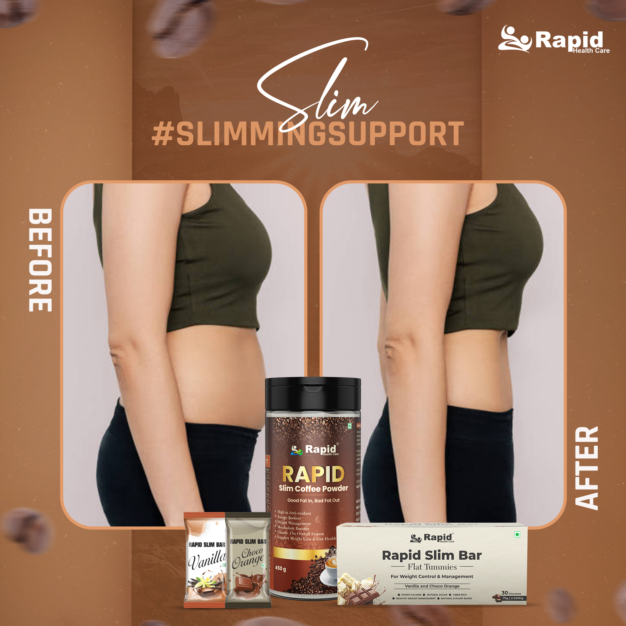 Weight Loss Combo | Chocolate 1 pack (30 Pcs) + Coffee 2 Bottle (900 Gram)