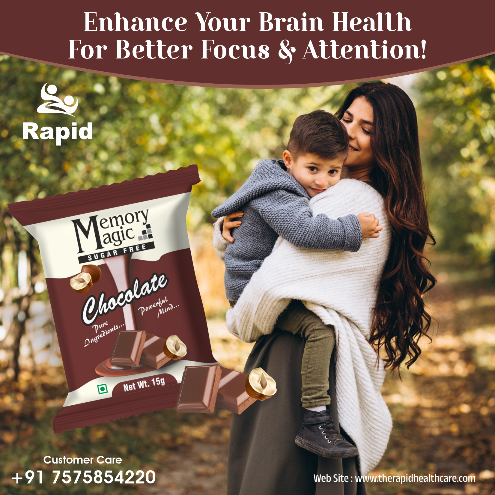 Memory Magic – Chocolate Khao, Memory Power Badhao (Sugar Free)