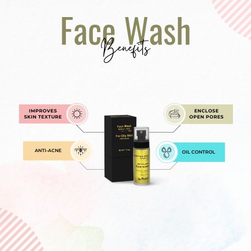 Rapid Salicylic Acid Oily Skin Face Wash (With Vitamin C + Ceramide + HA + Panthenol) 50ML