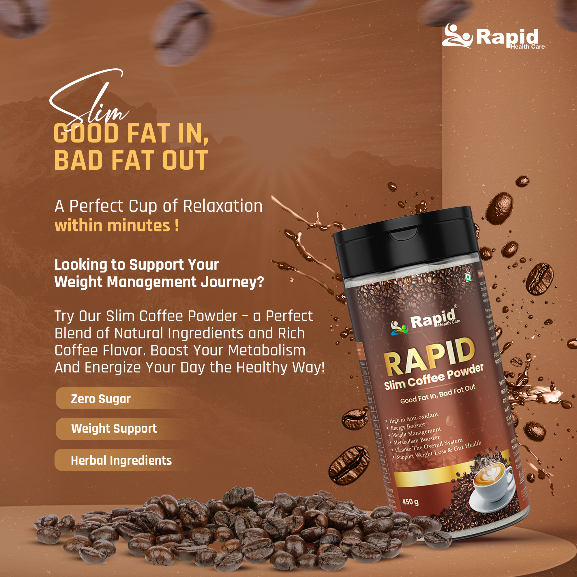Weight Loss Coffee (900 Gram Coffee Bottle)