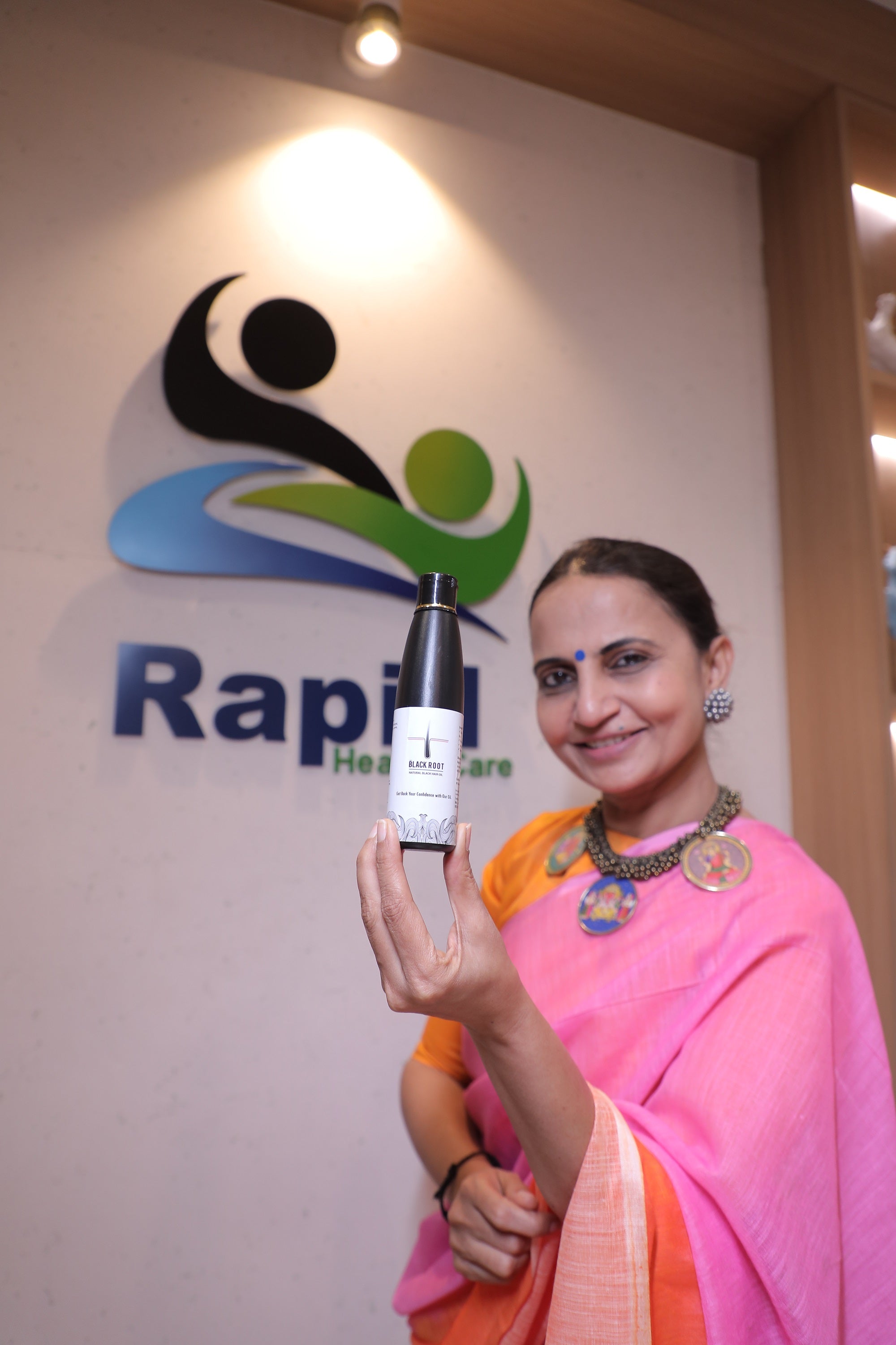 Black Root Natural Hair Oil - 100ml + Free Shampoo 50ml